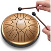 [Free Shipp] LEKATO Steel Tongue Drum [Brand Guarantee ],6 inch
