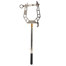 U Type Mooring Rope Threader Stainless Steel Dock Hook Cable Wire Guider Ship Parking Tool With Telescopic Rod