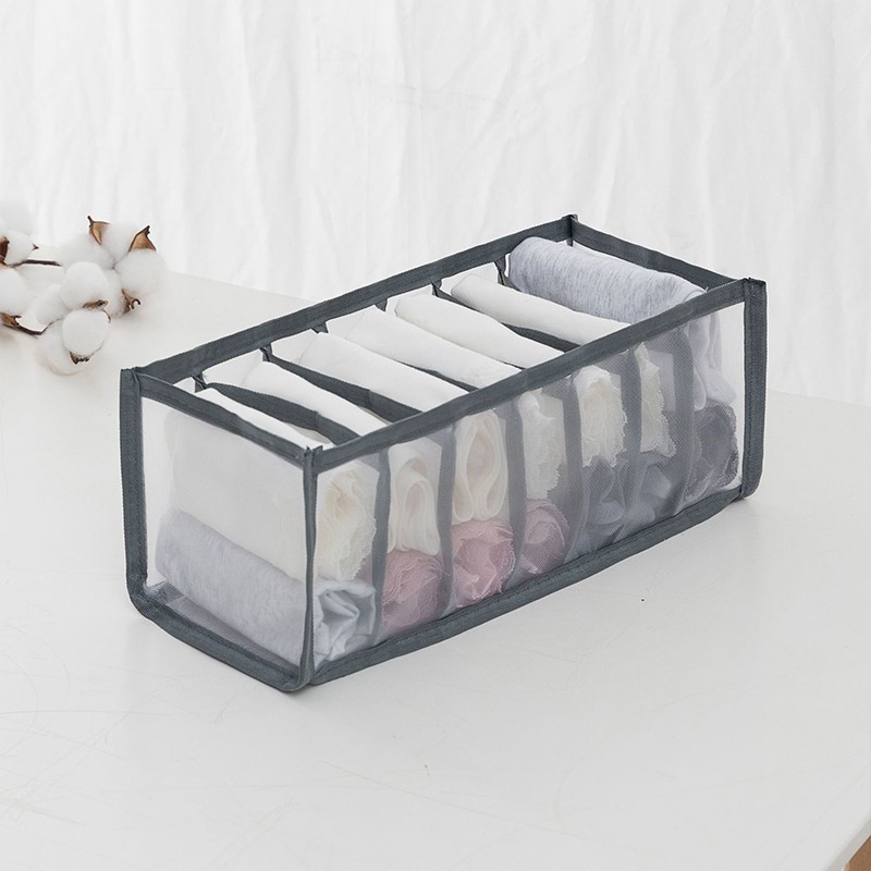 Closet Organizer Underwear Socks – Drawer Divider Storage Box, Foldable
