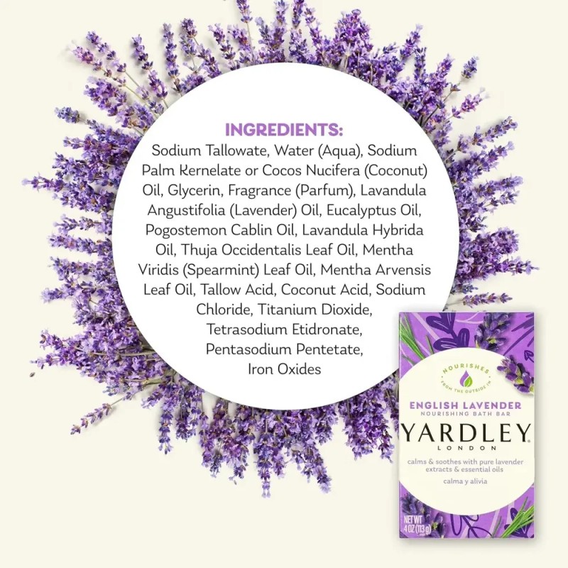 Barra Jabón Yardley London Lavanda English Lavender 113g Imp