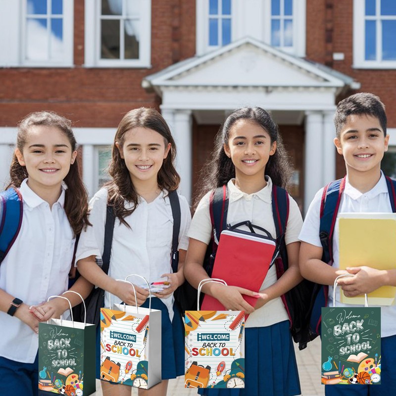 Pezutoi 20 Pcs Back to School Gift Bags with Handles