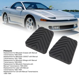 Brake Clutch Pedal Pad Kit OEM MB193884 Wear-Resistant Non-Slip Rubber Accelerator Pedal Cover for Mirage 3000GT Car Interior Accessories