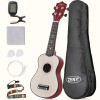 SEGAWE Ukulele for Beginners 21-Inch Wooden Soprano Ukulele Kit Musical