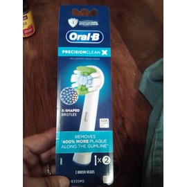 Oral-B Precision Clean Electric Toothbrush Brush Heads - White Pack of 2 SALE 🔥