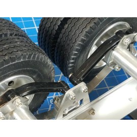 JP Garage Pair Aluminum Rear Axle Linkage Arm Tamiya RC 1/14 Knight King Grand Hauler Semi