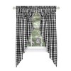 ACHIM Buffalo Check Gathered Swag Window Curtain Pair - 72