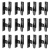 Plinth Clips, 12 Pairs Bath Panel Clips ABS Plastic Kickboard