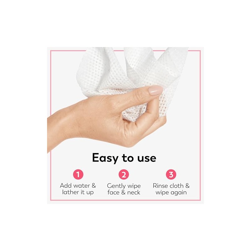 Olay Daily Clean 4-in-1 Water Activated Cleansing Cloths, 66 count