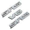 3pcs/set SR5 V6 Fender Side Rear Emblems Badges With Adhesive