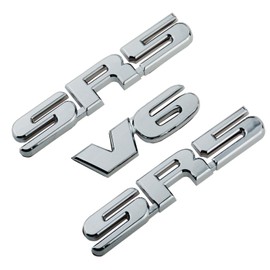 3pcs/set SR5 V6 Fender Side Rear Emblems Badges With Adhesive For Tacoma (Chrome)