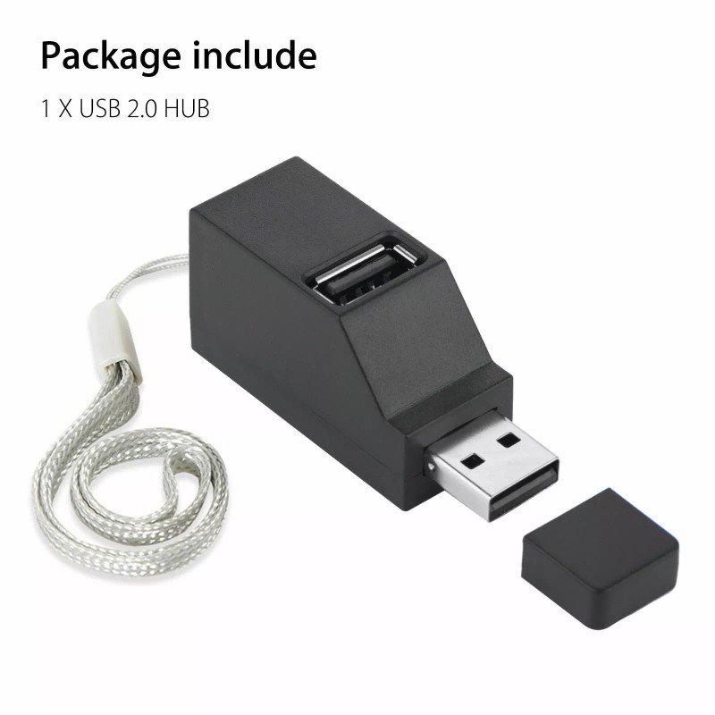 Unbranded 3 Port USB Hub USB 2.0 High Speed Hub~Splitter