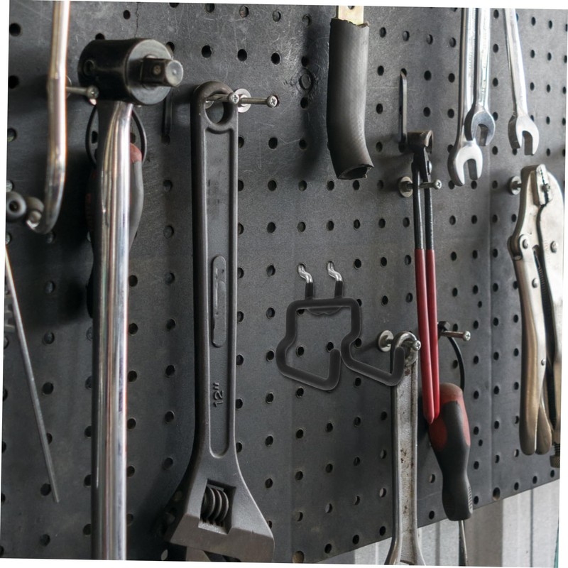KONTONTY Heavy Duty Stainless Steel Pegboard Hooks 4 Small Padded