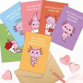 Funny Coworker Valentines Day Cards Bulk, Humorous Valentine's Day Cards for Coworker Colleague, Assorted Coworker Notecards with Envelopes & Stickers for Any Occasion(6 x 4 In, 24 Pack)
