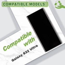 [with Frame][Support Fingerprint Function] SWARK New OLED Display Replacement for Galaxy S22 Ultra SM-S908B SM-S908U 6.8" with Upgraded Repair Tools Kit