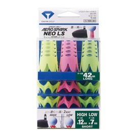 DAIYA GOLF Golf Tee Aero Spark Tee Neo LS TE-440 Yellow/Green/Pink FF
