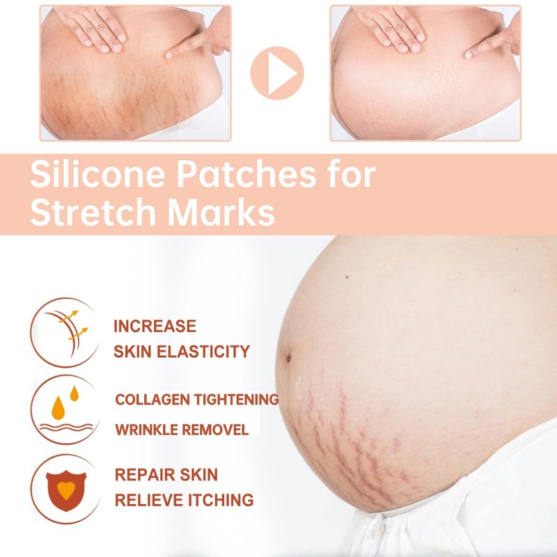 Silicone Patches for Stretch Marks, Anti Wrinkle Stretch Removal Sheet