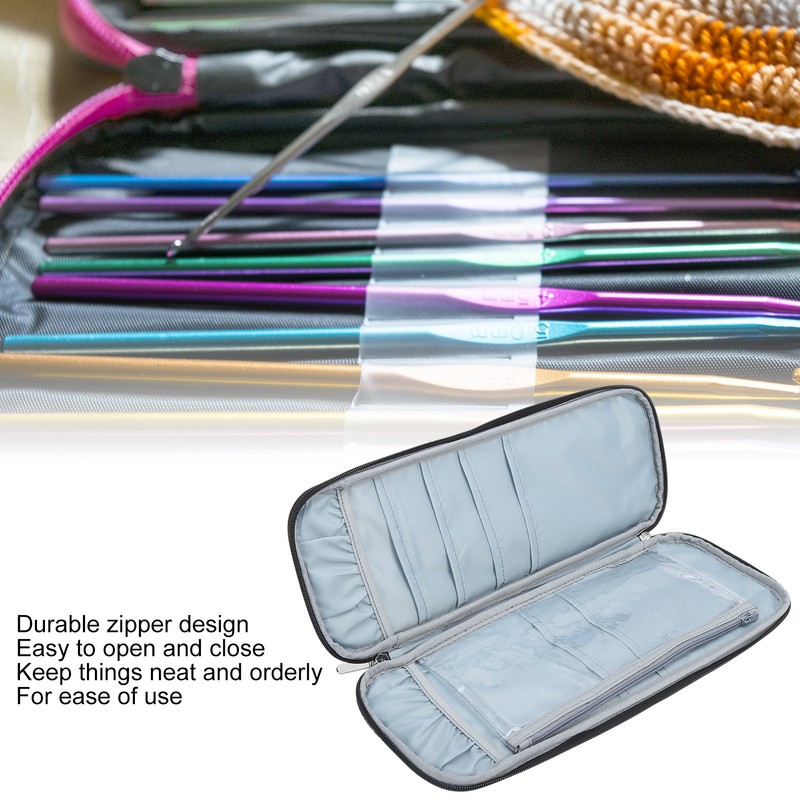 Long Knitting Needle Case Woven Storage Bag 600D Oxford Cloth