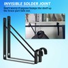 APOCHON 8 Pack Heavy Duty Closet Shelf & Rod Brackets