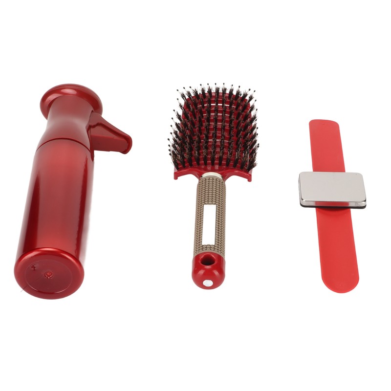 Detangling Curved Vent Brush Spray Bottle Hair Clip Pin Wristband