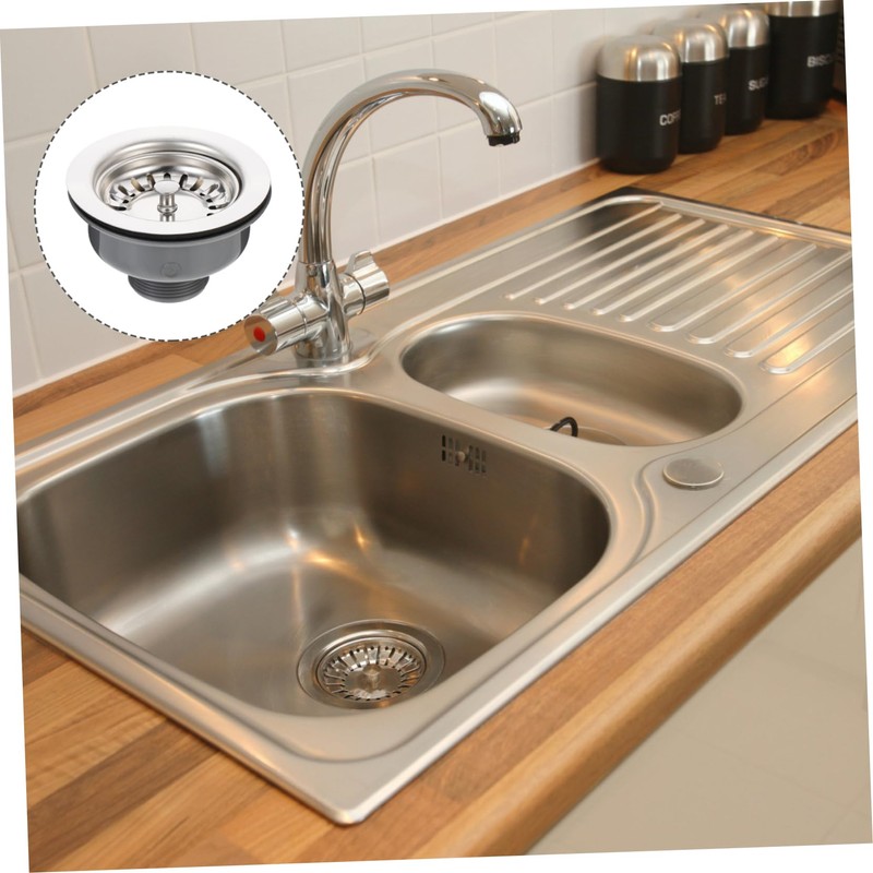 SHINEOFI Sink Filter Strainer Assembly Easy to Clean Strainer Prevents