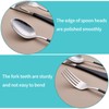 MDEALY 20-Piece Black Silverware Set for 4, 18/0 Stainless Steel