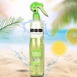 Morfose Professional Milk Therapy Two Phase Leave-in Conditioner for Dry, Damaged, or Brittle Strands, 12 Essential Amino Acids, Repairs and Protects, Damage, and Split Ends, 13.52 Fl Oz