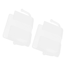 CAXUSD 2pcs Remote Control Holder Wall-mounted Punch Organizer for Tv Air Conditioner Easy Installation Practical Design for Home Use