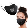 3D Protection Cover Face Mask with Breathing Valve & Elastic