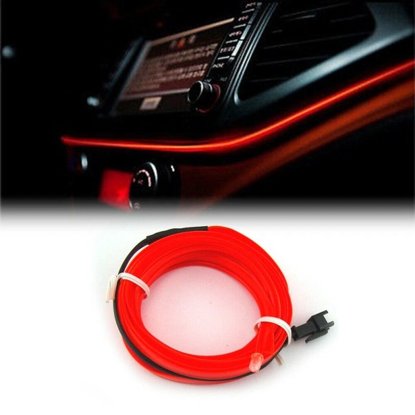 OXILAM 2m LED Interior Car Decorative Atmosphere Wire Strip Light