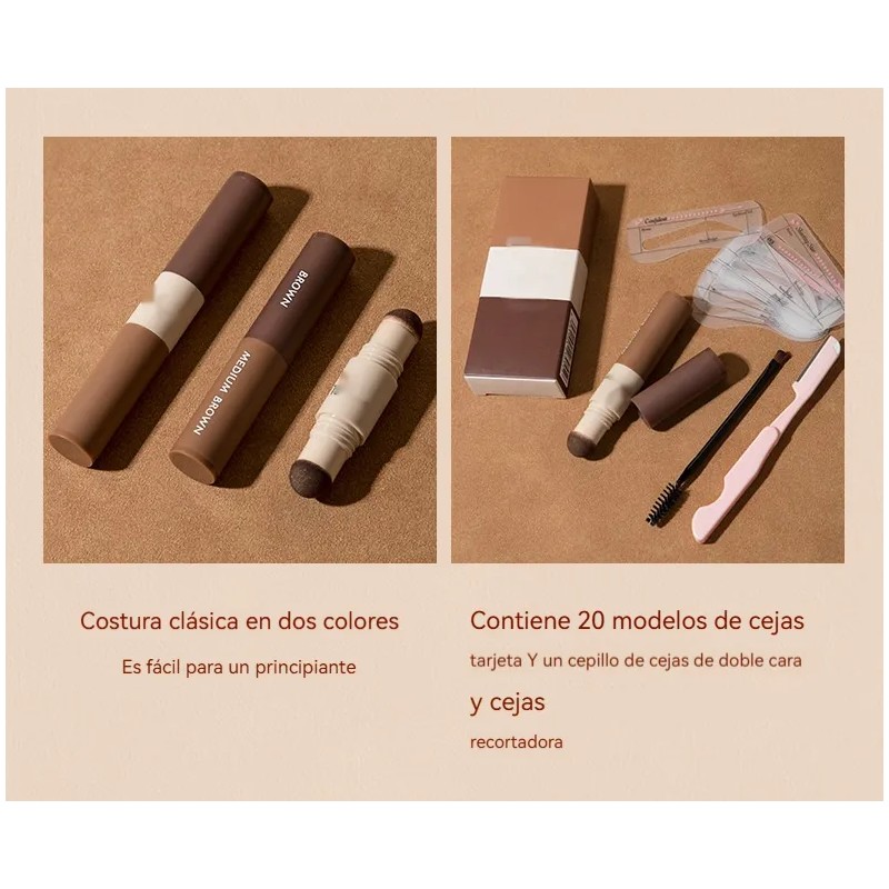 Kit Tinte Profesional Para Cejas Peel-off Impermeable