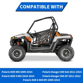 RARAYC ATV Spark Plug Air/Oil Filter Kit Compatible wiht Polaris RZR 800 Ranger 800 XP 2009-2014 Replaces 1240482 2540086