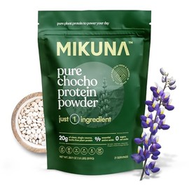 Mikuna- Proteína Vegana en Polvo (Chocho Puro, 21 Porciones) Chocho a Base de Plantas Superalimento Proteína Lácteos Fre                              