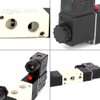 DC 12V BSP 1/4 Normally Closed 3 Position 5 Way