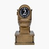 Decade Awards Gold Toilet Bowl 2nd Place Action Pedestal Trophy