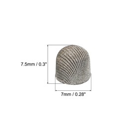 QUARKZMAN Stylus Pen Tips Conductive Mesh Fibre Capacitive Touchscreen Pens Tip Universal Replacement 7 mm Pack of 12