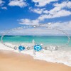 Turtle Anklet Ankle Bracelets for Women Sterling Silver Blue Opal