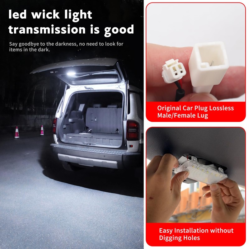 LaIIker Tailgate Decorative Lights for 2024 2025 Lexus GX550 550h