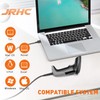 JRHC Barcode Scanner USB Wired 1D Laser Automatic Barcode Reader,