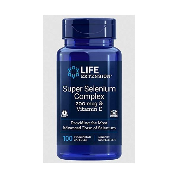 Life Extension Super Selenium Complex Capsules, 200 mcg, 100 Count
