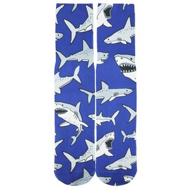 Benefeet Sox Crazy Socks for Men Funny Socks for Boys Teens Unisex 3D Print Shark Socks Novelty Fish Theme Patterned Designer Socks for Kids Athletic Tube Socks Christmas