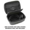 CASEMATIX Travel Case Compatible with BlueDriver Bluetooth OBDII OBD2 Scan