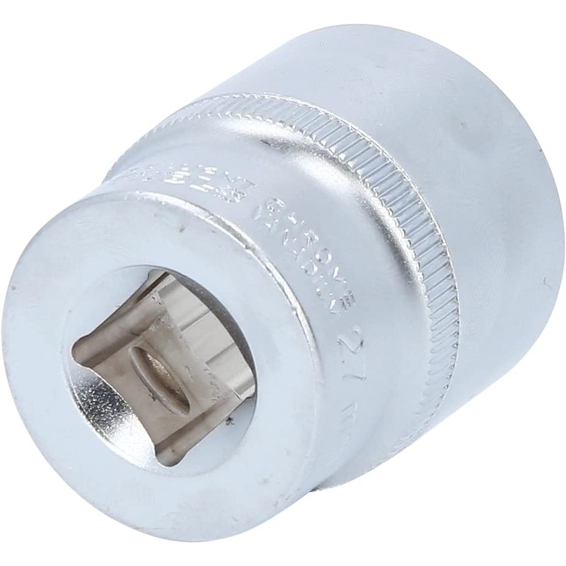 BRILLIANT TOOLS BT022427 1/2-Inch 12-Point Socket, 27 mm [Powered by