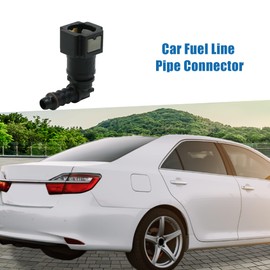 A ABSOPRO Car Fuel Line Hose Pipe Quick Release Connector 7.89mm Plastic