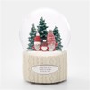 Things REMEMEBRED Engraved Plaid Gnome Trio Snow Globe (Free Customization)