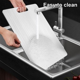 Katuchef Titanium Cutting Board,Katuchef Titanium Cutting Boards for Kitchen,Double-Sided Cutting Board for Vegetables and Meat, Easy to Clean and Store for Home Use(M+L+XL)