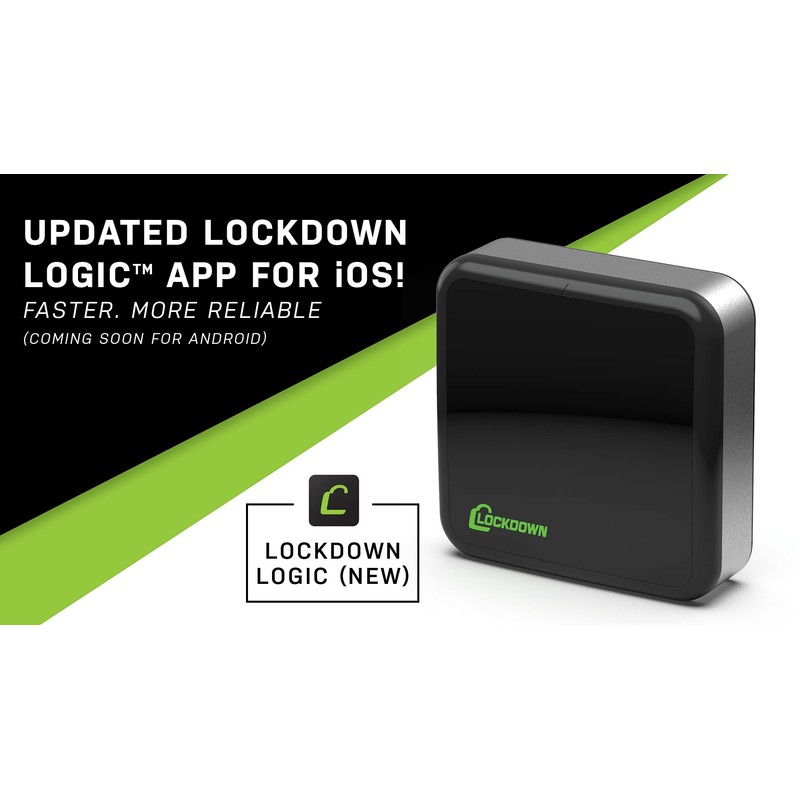 Lockdown Puck Monitoring System with WiFi, Free Updated App, Door