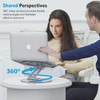 OMOTON Adjustable Laptop Stand with 360 Rotating Base, Ergonomic Laptop