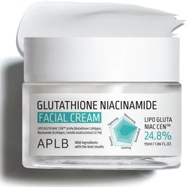 APLB Glutathione Niacinamide Facial Cream 55 ml – Crema Facial con Glutatión y Niacinamida – Hidratación y Apariencia Uniforme – Para Todo Tipo de Piel