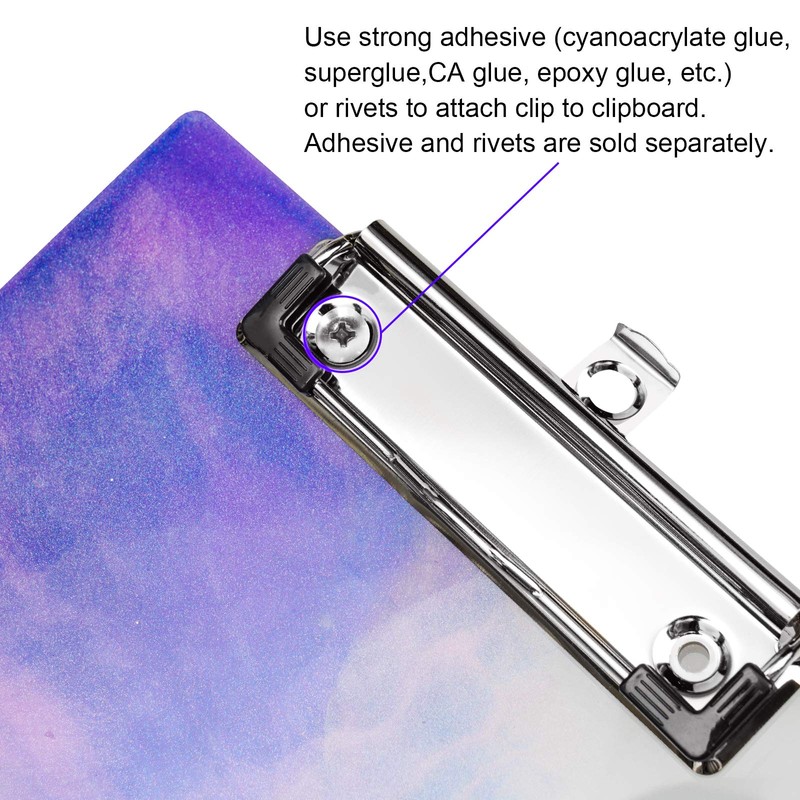 A4 Letter Size Clipboard Epoxy Resin DIY Casting Soft Silicone