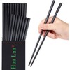 HuaLan Reusable Fiberglass Chopsticks Dishwasher-Safe Chopsticks Non-Slip Design Chop Sticks